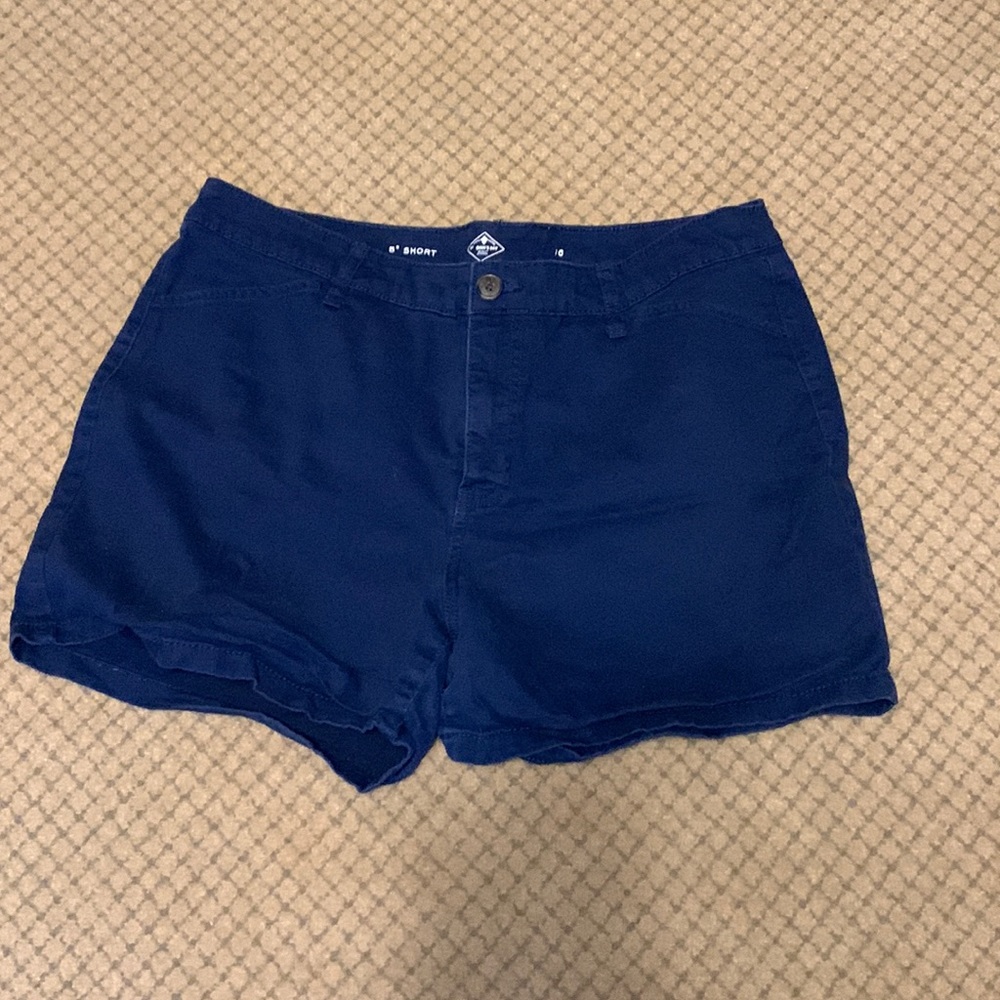 St. John’s bay blue shorts size 16